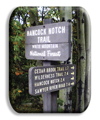 Hancock Trailhead Sign
